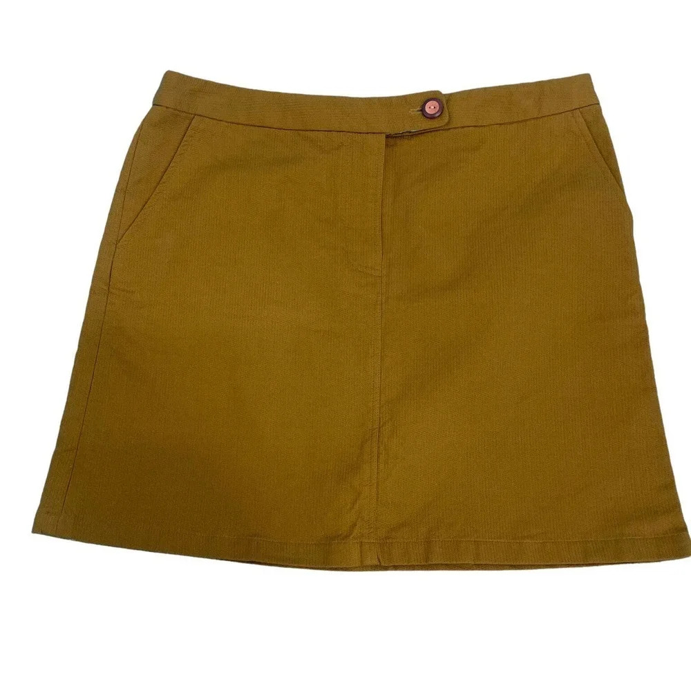 Anthropologie Size 10 Vanessa Virginia Green Mini Skirt